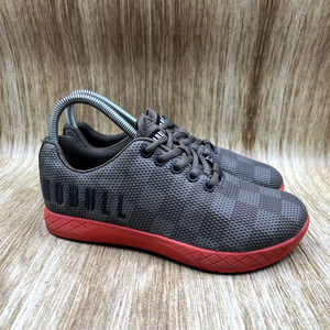 NOBULL Green and Orange Checked Athletic Shoes